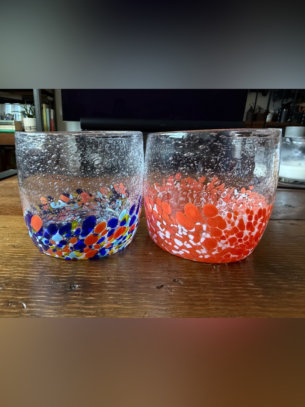 Anthropologie Speckled Glasses